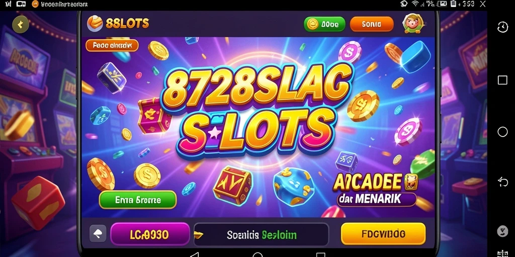 Tampilan menarik dari antarmuka permainan <strong>8728SLOTS</strong> yang penuh warna.