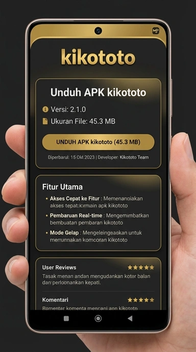 Tampilan halaman APK kikototo